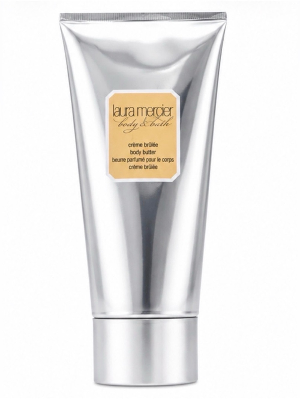 Laura Mercier Crème Brûlée Body Butter 6 oz Rare Discontinued Silver Tube NIB
